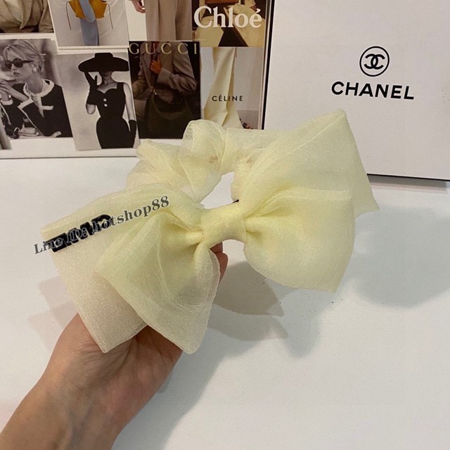 CHANEL專門店新款香奈兒爆款歐根紗小香風發圈 mmyj1735